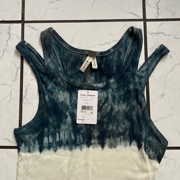 Free People NWT tie dye tank top - Picture 3 of 4